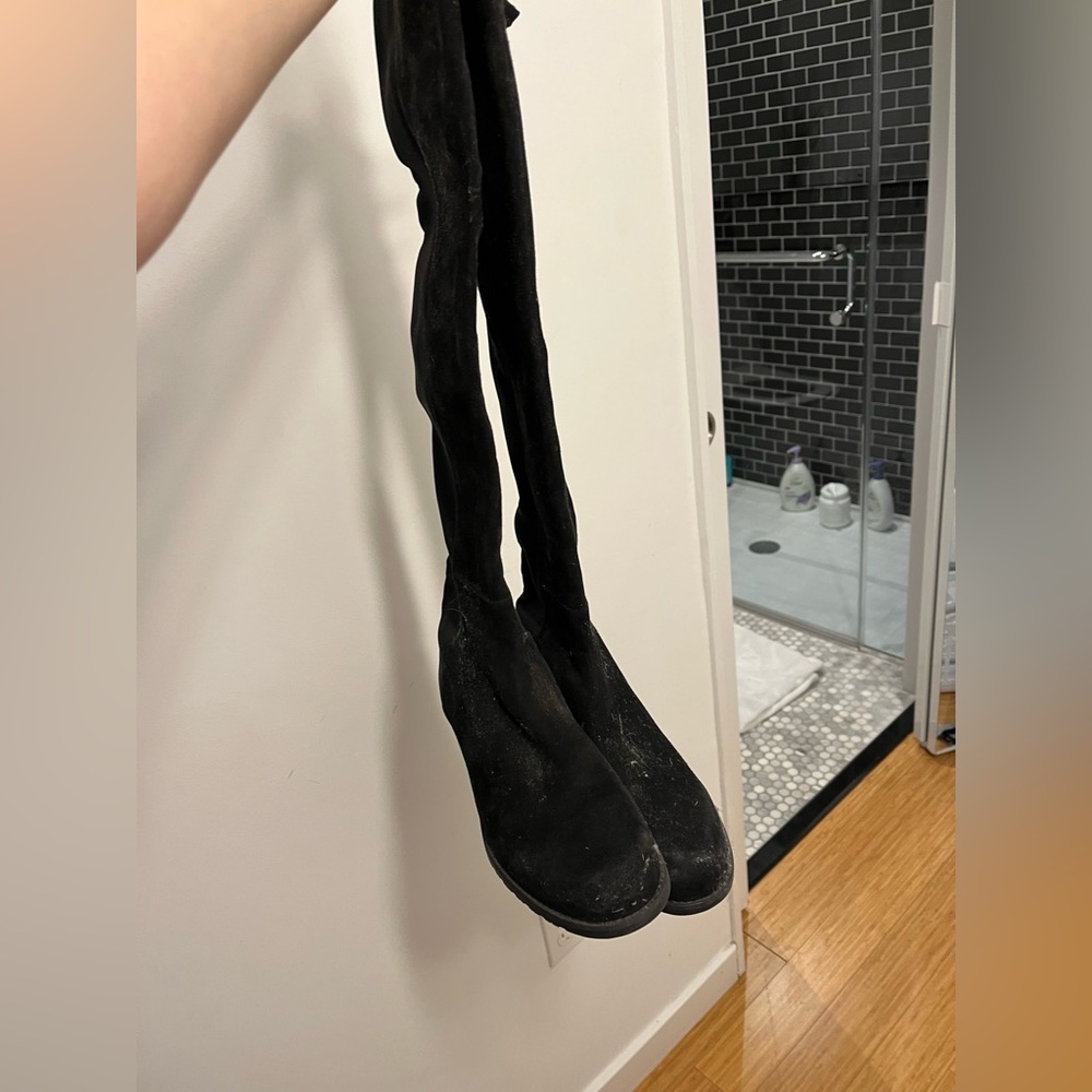 Stuart weitzman suede 50/50 boots
